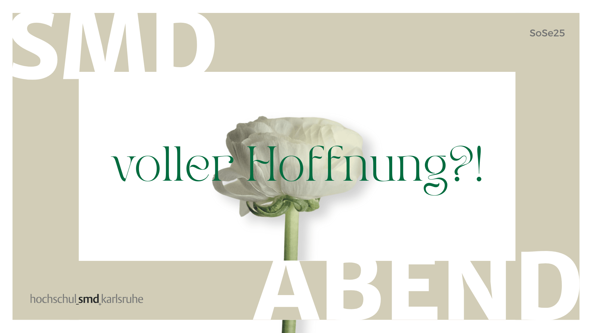 SMD-Abend: Hoffnung neu entdecken